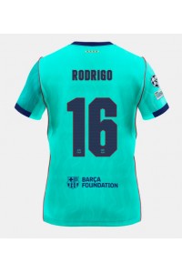 Barcelona Rodri Hernandez #16 Jalkapallovaatteet Kolmaspaita 2026-27 Lyhythihainen